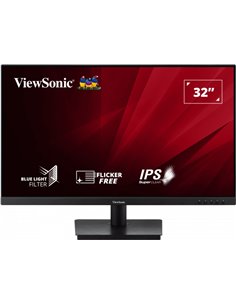 Viewsonic Monitor 31.5" VA3209-2K-MHD LED IPS 2K - 75Hz - Respuesta 4ms - Angulo de Vision 178º - 21:9 - DisplayPort - 2xHDMI - 