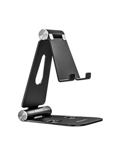 Aisens Support de Sobremesa Taille XL Réglable (2 Pivotes) Pour Mobile / Tablet - Couleur Noir