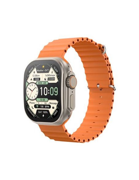 XO M11 Ultra Reloj Intelligente Smartwatch Écran Cuadrada 2,01" Curva - Llamadas BT - NFC - Multideporte - Tensiometro, Pulsomet
