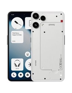 Nothing Phone (3a) Lite Smartphone Écran 6,77" - 8GB - 128GB - Appareil photo 50MP - Batterie 5000mAh - Couleur Blanc
