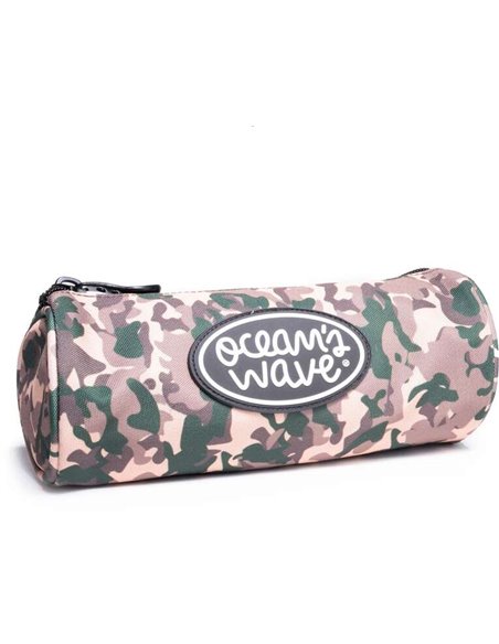 Oceans Wave Étui Redondo - Gran Amplitud - Design Camuflaje Tierra
