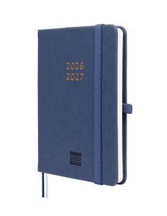 Finocam Minimal Agenda de Couverture rigide Internacional - 18 Meses - Semaine sur 2 pages Horizontal - Format M3 - 100x150mm - 