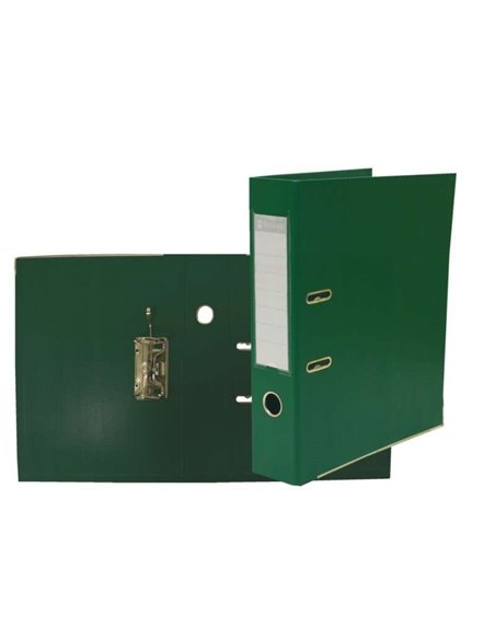 Bismark Archivador À-Z Format Folio - PVC de Gran Resistencia - Tarjetero en le Lomo - Cartoneras Metalicas en le Borde Inférieu