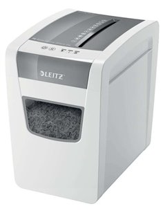 Leitz IQ Slim Home Office P4 Destructora de Papier Corte Confeti P-4 - Destruye Jusqu'à 10 Feuilles à la Vez - Capacité de la Pa