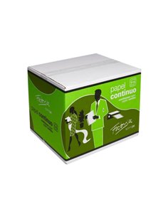 Fabrisa Papier Continu 11" x 240mm - 1 Feuille, 2 Trepados, 2500 Pliegos - Couleur Blanc