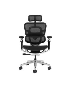 Cromad Aeris Supreme Silla de Bureau - Piston de Gas de Grado 4 - Support Lumbar Dividido Avec Ajuste de Tension - Reposacabezas
