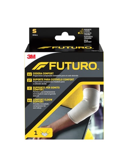Futuro Comfort Codera - Taille S (22.9 - 25.4cm) - Respirant - Élastique - Anatomico - Couleur Gris