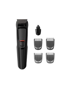 Philips Serie 3000 Recortadora de Barba Sans fil - Comprend Accesorios - Rechargeable - Cuchillas Autoafilables de Acier - Compr