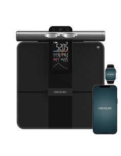 Cecotec Surface Precision HealthySmart Pro Bascula Corporal Jusqu'à 180kg - Analisis Corporal Completo - 25 Parametros - 8 Senso