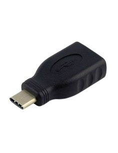 Aisens Adaptateur USB 3.1 Gen1 5Gbps 3A - Tipo USB-C/M-À Femelle - Couleur Noir
