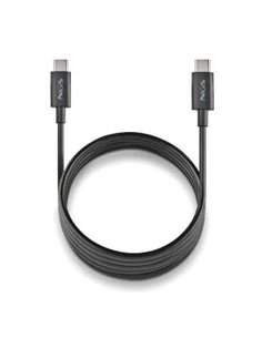 NGS ZYRO 60W-1 Câble USB-C à USB-C - Cargar Rapida - 480 Mbps - 15W - 1 Metro - Couleur Noir