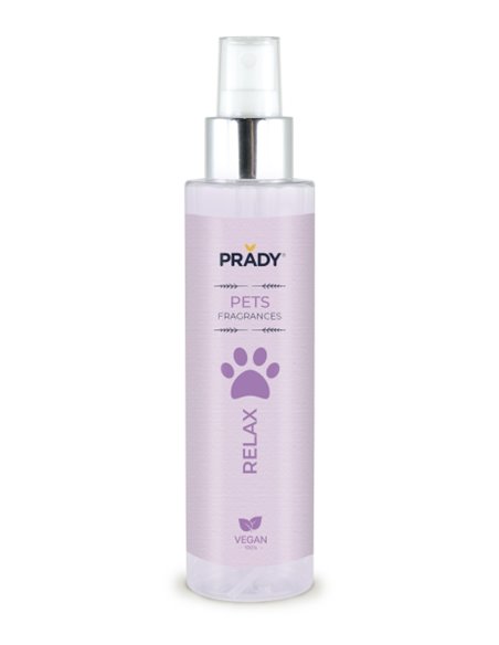 Prady Parfum pour animal Relax - Flacon de 150 ml - Spray pulvérisateur