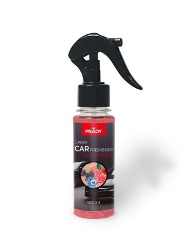 Prady Ambientador Coche Frutos Rojos - Flacon de 100 ml - Spray pulvérisateur