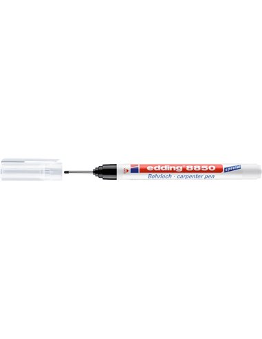 Edding 8850 Marqueur Pour Taladros - Pointe Extralarga 20mm - Trait 1mm - Séchage rapide - Couleur Noir