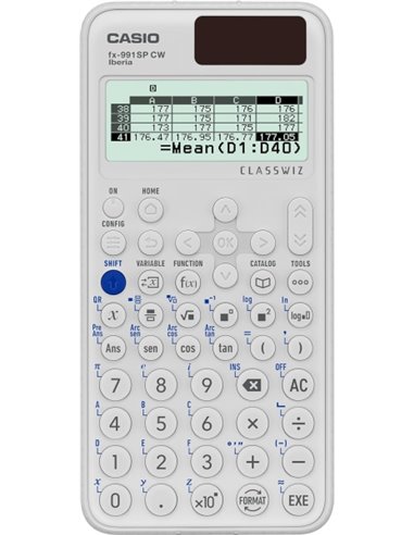 Casio Iberia Classwiz FX-991 SP Calculadora Cientifica Écran LCD 12 Digitos - Mas de 560 Funciones - Couvercle Protectora - Coul