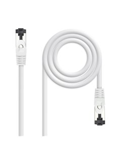 Nanocable Câble Réseau Latiguillo Cat.8.1 2Ghz LSZH SSTP AWG26 - Longueur 0.25m - Couleur Blanc