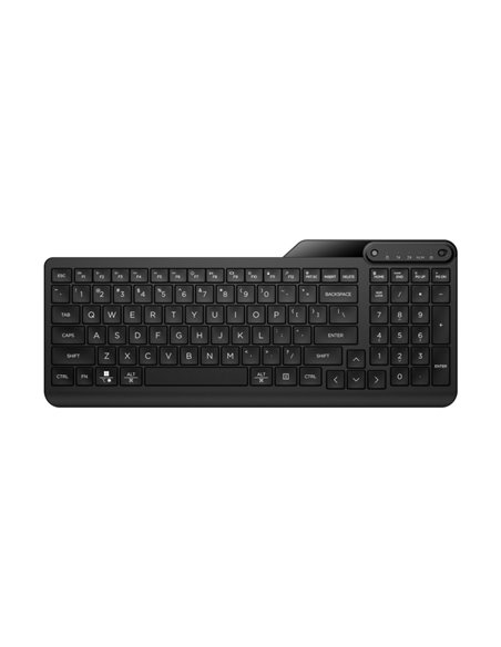 HP 475 Clavier Inalambrico Dual‑Mode - Bluetooth 5.3 + 2.4GHz - Teclas Concavas de Perfil Bajo - Jusqu'à 12 Teclas Programables 