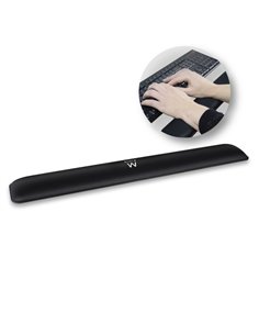 Ewent Almohadilla Reposabrazos Pour Clavier - Ergonomica - Base de Goma Antidérapant - Couleur Noir