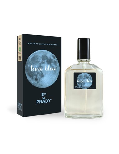 Prady Colonia de Hombre Lune Blue - Flacon de 90 ml - Spray pulvérisateur