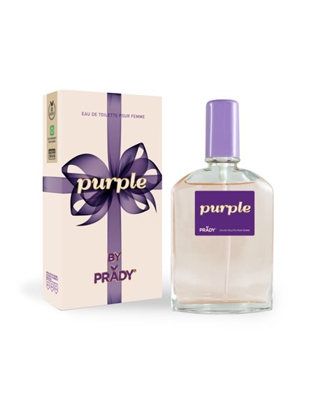 Prady Colonia de Mujer Purple - Flacon de 90 ml - Spray pulvérisateur