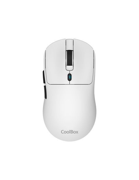 Coolbox W03 Souris Gaming Inalambrico 10000dpi - 7 Botones - Sensor Pixart 3325 - Couleur Blanc
