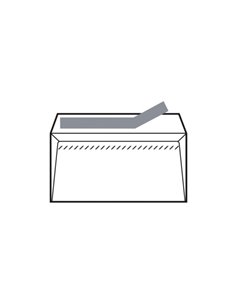 Sam Pack de 500 Sobres de Papier Offset 90grs - Dimensions 120x76mm - Autoadhesivo Avec Tira de Silicona - Couleur Blanc