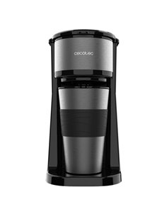 Cecotec Coffee 66 Drop and Go Cafetera de Goteo - Potencia 700W - Capacité 420ml - Système Antigoteo - Acier Inoxydable - Termo 