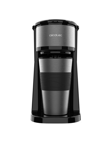 Cecotec Coffee 66 Drop and Go Cafetera de Goteo - Potencia 700W - Capacité 420ml - Système Antigoteo - Acier Inoxydable - Termo 