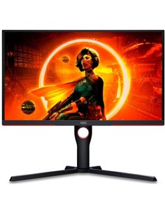 AOC Monitor 24.5" LED VA FullHD 240Hz FreeSync Premium - Respuesta 1ms - Réglable en Altura, Giratorio e Inclinable - Angulo de 