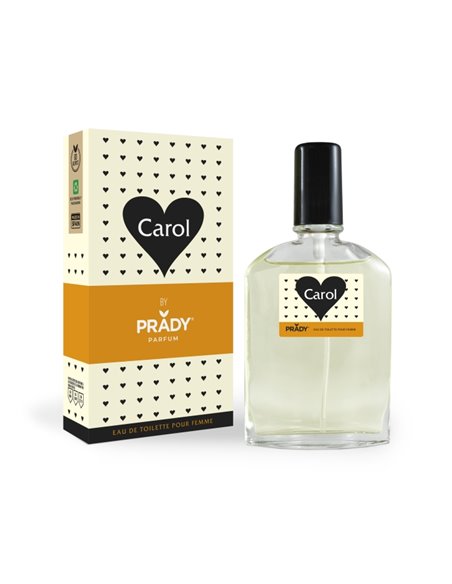 Prady Colonia de Mujer Carol - Flacon de 90 ml - Spray pulvérisateur