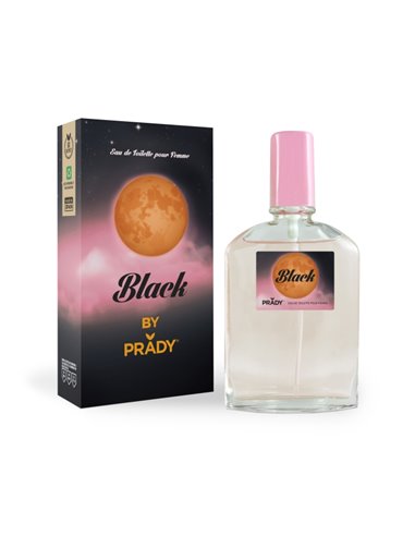 Prady Colonia de Mujer Black - Flacon de 90 ml - Spray pulvérisateur