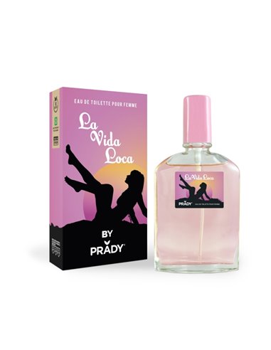 Prady Colonia de Mujer La Vida Loca - Flacon de 90 ml - Spray pulvérisateur