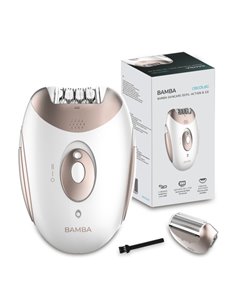 Cecotec Bamba SkinCare Depil-Action Go Depiladora de Arranque Sans fil - Usage Avec Câble - Autonomie 40min - Cabezal Zonas Sens