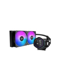Cooler Master Masterliquid Core Nex Digital 240 ARGB Kit de Refrigeracion Liquida - Écran LED Digital 2,1" - Couleur Noir