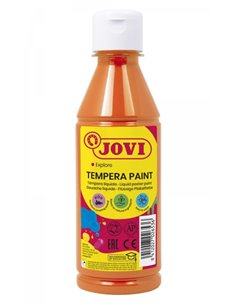 Jovi Tempera Paint Tempera Liquida 250ml - Base Eau - Lista Pour Usar - Alto Poder Cubriente - Séchage rapide - Excelente Fluide
