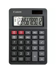 Canon AS-120 II Calculadora de Sobremesa Avec Écran LCD de 12 Digitos - Funciones de Marcacion, Inversion et Memoria de Gran Tot