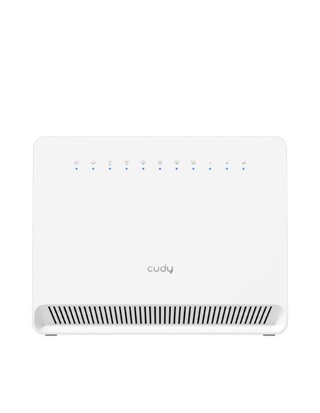 Cudy Router Gigabit WiFi 4G LTE Cat 6 AC1200 - Vitesse Jusqu'à 1000Mbps - 4 Puertos - Antenas Internas - 1 Ranura Nano SIM - Cat