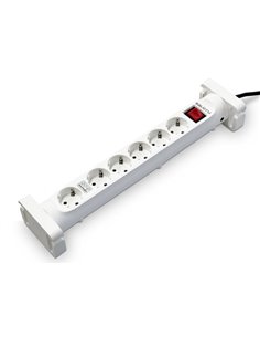 Salicru Regleta SPS SAFE 6S Protectores Electricos Activos de Ultima Generacion - 6 Tomas Schuko - Couleur Blanc