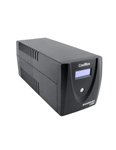 Coolbox Guardian3 SAI 1200VA 720W - 4x Schukos - USB - 2x RJ45 - Protection Completa Frente à Picos de Tension et Cortes de Sumi