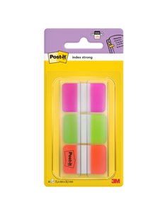 Post-It Index Dispensador Avec 66 Marcadores Reposicionables - Forma Rectangulaire - Couleurs assorties
