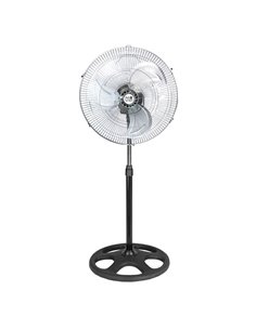 Muvip Ventilateur Industriel de Pie - 75W - 45cm - 3 Velocidades - Couleur Argent/Noir