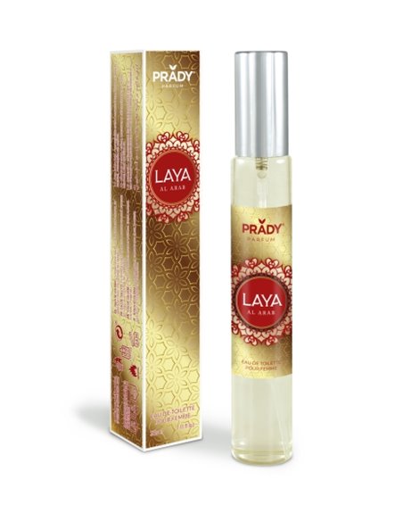 Prady Colonia de Mujer Laya Al Arab - Flacon de 33 ml - Spray pulvérisateur