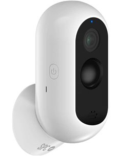 SPC Appareil photo de Sécurité Sans fil Avec Batterie - 9600 Mah - Wifi - Intérieur et Extérieur - Résistant à la Lluvia - Full 