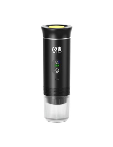 Muvip Xpresscup Cafetera Portable - Compatible Avec Cafe Molido et Capsulas DG et NS - Presion de 20 Bares - Modo Caliente et Fr