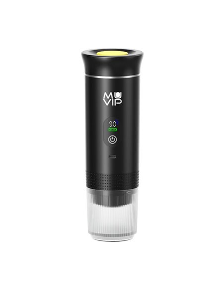 Muvip Xpresscup Cafetera Portable - Compatible Avec Cafe Molido et Capsulas DG et NS - Presion de 20 Bares - Modo Caliente et Fr