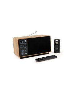 Thomson Haut-parleur Bluetooth Avec Estacion Meteorologica et Radio FM - Potencia Musical 50W - Écran Retroiluminada - Sonda Ext