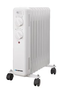 Blaupunkt Radiador de Aceite - Potencia 2000W - Termostato Regulable - Ruedas - Anse de Transporte - Indicateur Luminoso - Coule