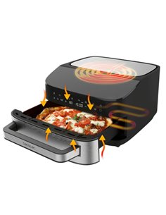 Cecotec PizzaandFry 7000 Horno Electrico Pour Pizzas Jusqu'à 33cm - 1350W - Calentamiento Rapide et Uniforme - Écran Tactil Digi