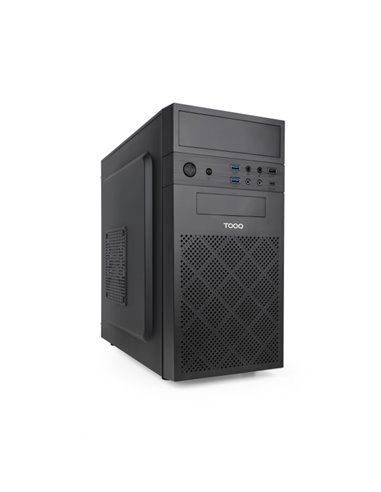 Tooq Isobox Ultra Boîte Torre MicroATX - Taille Disco Soportado 3.5", 2.5" - USB-À 2.0, USB-À 3.0, USB-C et Audio - Lector de Ta
