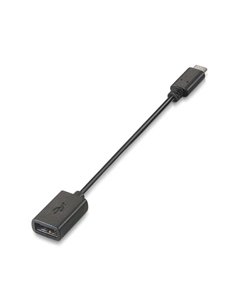 Aisens Câble USB 2.0 3A - Tipo USB-C/M-À Femelle - 15cm - Couleur Noir